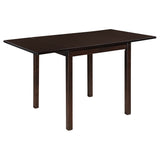 Kelso 3-piece Drop Leaf Dining Table Set Cappuccino and Tan - Tampa Furniture Outlet
