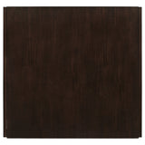 Kelso 3-piece Drop Leaf Dining Table Set Cappuccino and Tan - Tampa Furniture Outlet
