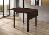 Kelso Rectangular 52-inch Extension Dining Table Cappuccino - Tampa Furniture Outlet