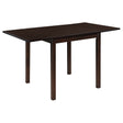 Tampa Furniture Outlet - Coaster - Kelso Rectangular 52-inch Extension Dining Table Cappuccino - 190821