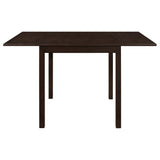 Kelso Rectangular 52-inch Extension Dining Table Cappuccino - Tampa Furniture Outlet