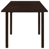 Kelso Rectangular 52-inch Extension Dining Table Cappuccino - Tampa Furniture Outlet