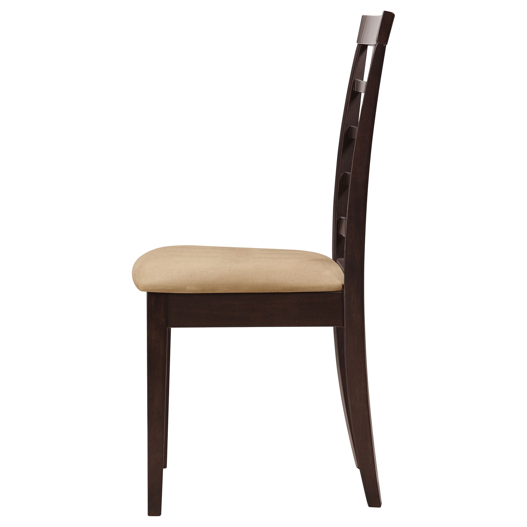 Kelso Lattice Back Dining Side Chair Cappuccino (Set of 2) - Tampa Furniture Outlet