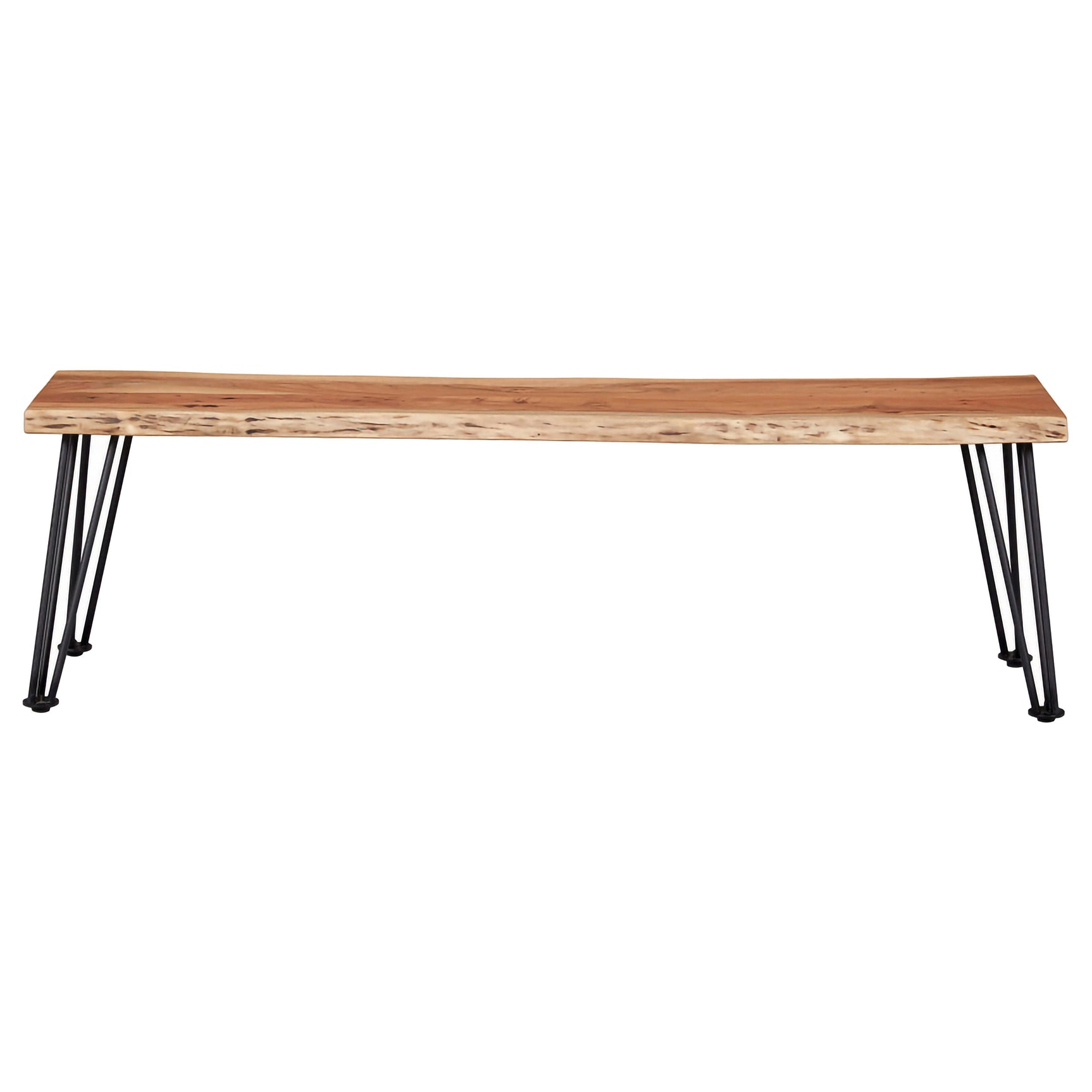 Sherman Wood Dining Bench Natural Acacia - Tampa Furniture Outlet