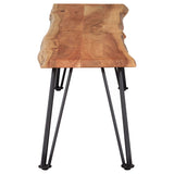 Sherman Wood Dining Bench Natural Acacia - Tampa Furniture Outlet