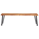 Sherman Wood Dining Bench Natural Acacia - Tampa Furniture Outlet