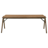 Randolph 5-piece Smart Top Rectangular Dining Set Sheesham and Brown