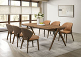 Tampa Furniture Outlet - Coaster - Randolph 7-piece Smart Top Rectangular Dining Set Sheesham and Brown - 192521-S7