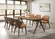 Tampa Furniture Outlet - Coaster - Randolph 7-piece Smart Top Rectangular Dining Set Sheesham and Brown - 192521-S7