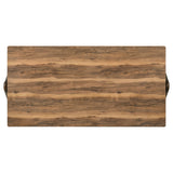 Randolph 82-inch Smart Top Rectangular Dining Table Sheesham and Brown