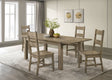 Tampa Furniture Outlet - Coaster - Cardova 5-piece Extension Table Dining Set Vineyard Oak - 192921-S5