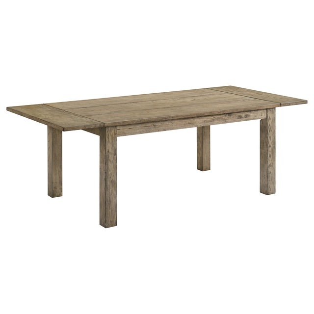 Tampa Furniture Outlet - Coaster - Cardova 87-inch Solid Wood Extension Dining Table Vineyard Oak - 192921