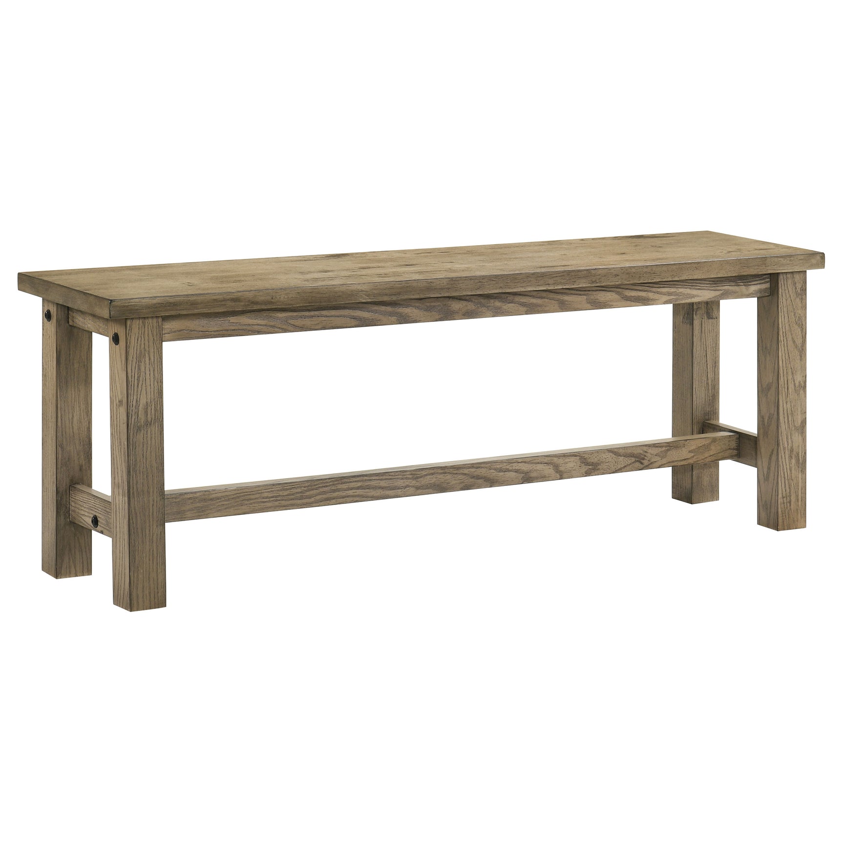Tampa Furniture Outlet - Coaster - Cardova 51-inch Solid Wood Dining Bench Vineyard Oak - 192923