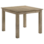 Tampa Furniture Outlet - Coaster - Cardova Square Counter Height Dining Table Vineyard Oak - 192928