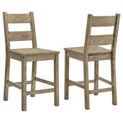 Tampa Furniture Outlet - Coaster - Cardova Counter Height Dining Chair Vineyard Oak (Set of 2) - 192929