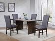 Tampa Furniture Outlet - Coaster - Sherwood 5-piece Rectangular Dining Table Set Brown - 193591-S5