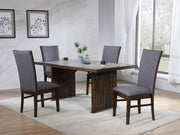 Tampa Furniture Outlet - Coaster - Sherwood 5-piece Rectangular Dining Table Set Brown - 193591-S5
