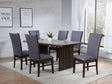 Tampa Furniture Outlet - Coaster - Sherwood 7-piece Rectangular Dining Table Set Brown - 193591-S7