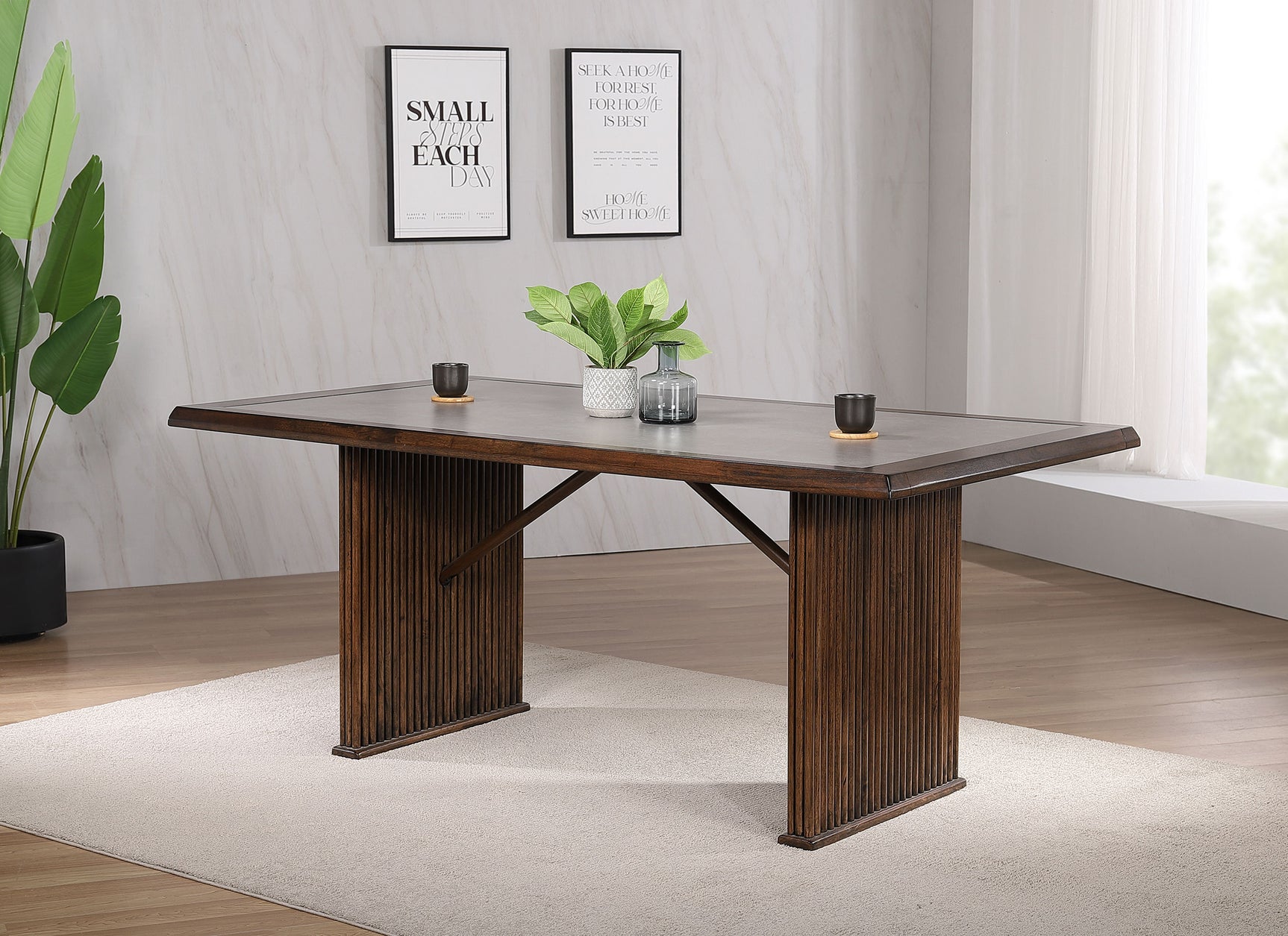 Sherwood 72-inch Rectangular Dining Table Brown - Tampa Furniture Outlet