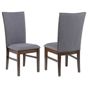 Tampa Furniture Outlet - Coaster - Sherwood Upholstered Dining Side Chair Grey (Set of 2) - 193592
