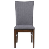 Sherwood Upholstered Dining Side Chair Grey (Set of 2) - Tampa Furniture Outlet