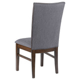 Sherwood Upholstered Dining Side Chair Grey (Set of 2) - Tampa Furniture Outlet