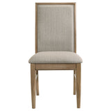 Adina 8-piece Extension Dining Set Distressed Light Brown - Tampa Furniture Outlet
