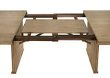 Adina 8-piece Extension Dining Set Distressed Light Brown - Tampa Furniture Outlet