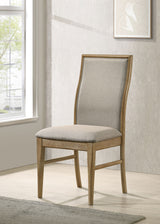 Adina Upholstered Dining Side Chair Barley (Set of 2) - Tampa Furniture Outlet