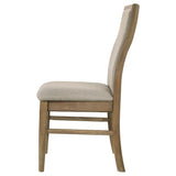 Adina Upholstered Dining Side Chair Barley (Set of 2) - Tampa Furniture Outlet