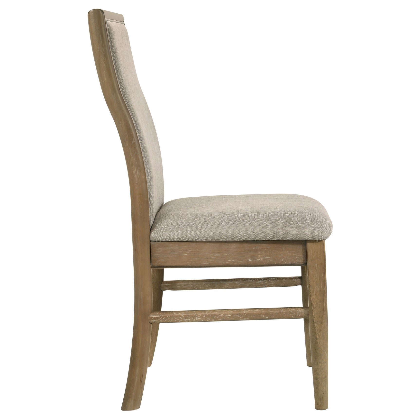Adina Upholstered Dining Side Chair Barley (Set of 2) - Tampa Furniture Outlet