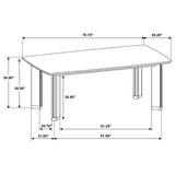 Ottowa 7-piece Rectangular Wood Dining Room Table Set Brown - Tampa Furniture Outlet