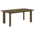 Tampa Furniture Outlet - Coaster - Ottowa 71-inch Rectangular Wood Dining Table Brown - 193661