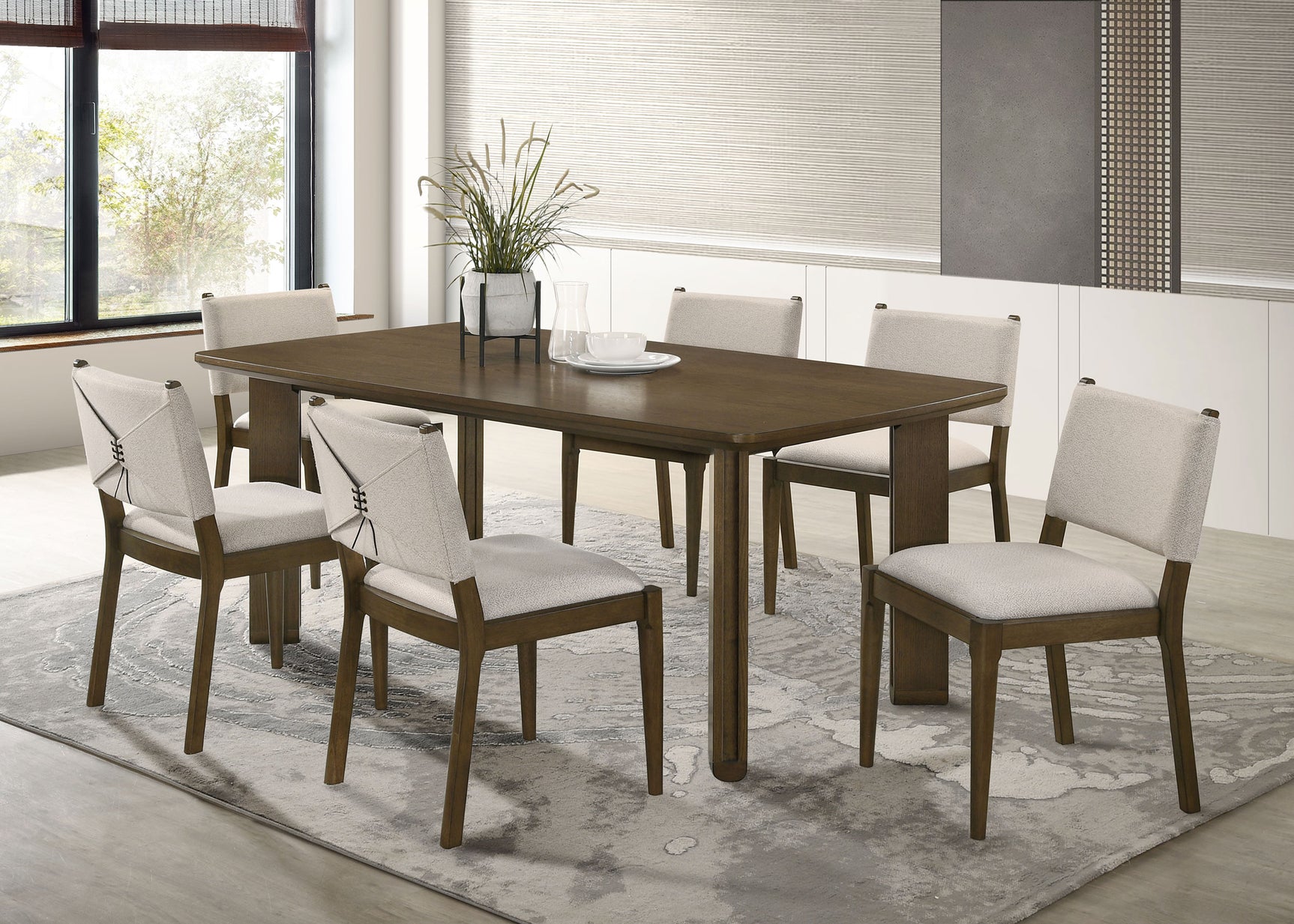 Ottowa 71-inch Rectangular Wood Dining Table Brown - Tampa Furniture Outlet