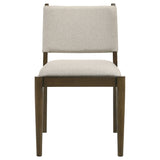Ottowa Upholstered Dining Side Chair Brown (Set of 2) - Tampa Furniture Outlet