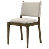 Ottowa Upholstered Dining Side Chair Brown (Set of 2) - Tampa Furniture Outlet