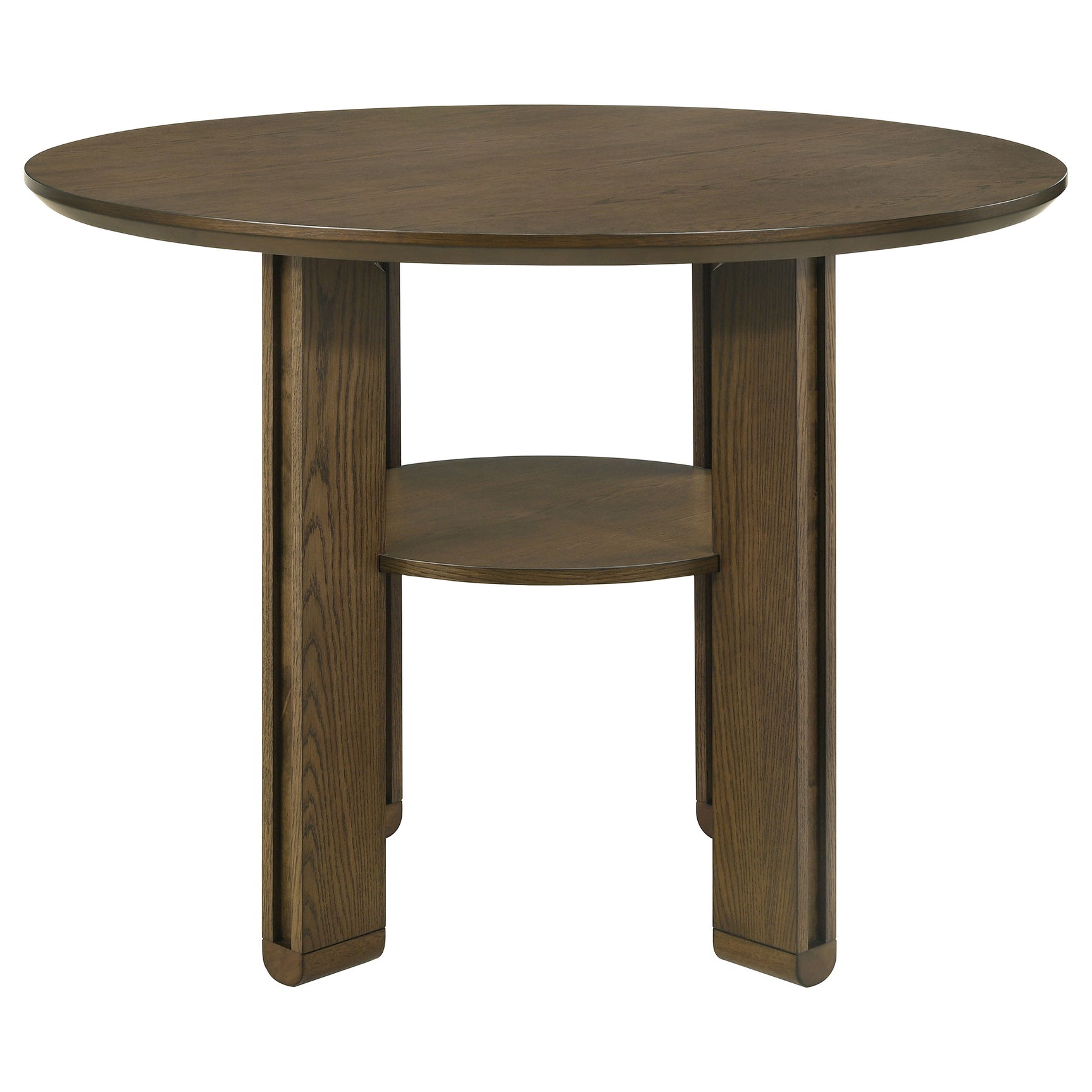 Ottowa 5-piece Round Counter Height Dining Room Set Brown - Tampa Furniture Outlet
