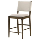 Ottowa Upholstered Counter Side Chair Brown (Set of 2) - Tampa Furniture Outlet