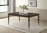 Reseda 81-inch Extension Leaf Dining Table Ash Brown - Tampa Furniture Outlet