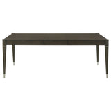 Reseda 81-inch Extension Leaf Dining Table Ash Brown - Tampa Furniture Outlet