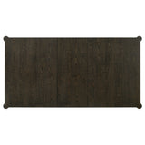 Reseda 81-inch Extension Leaf Dining Table Ash Brown - Tampa Furniture Outlet