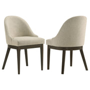 Tampa Furniture Outlet - Coaster - Reseda Upholstered Dining Side Chair Beige (Set of 2) - 193672