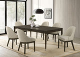 Reseda Upholstered Dining Side Chair Beige (Set of 2) - Tampa Furniture Outlet