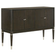 Tampa Furniture Outlet - Coaster - Reseda 4-door Dining Sideboard Server with Shelves Ash Brown - 193675