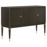 Tampa Furniture Outlet - Coaster - Reseda 4-door Dining Sideboard Server with Shelves Ash Brown - 193675