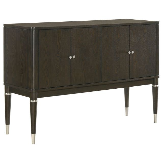 Tampa Furniture Outlet - Coaster - Reseda 4-door Dining Sideboard Server with Shelves Ash Brown - 193675
