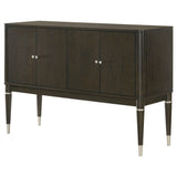 Reseda 4-door Dining Sideboard Server with Shelves Ash Brown - Tampa Furniture Outlet