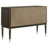 Reseda 4-door Dining Sideboard Server with Shelves Ash Brown - Tampa Furniture Outlet