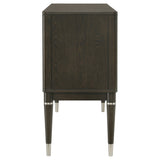 Reseda 4-door Dining Sideboard Server with Shelves Ash Brown - Tampa Furniture Outlet