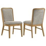 Tampa Furniture Outlet - Coaster - Croyden Dining Side Chair Weathered Natural (Set of 2) - 193732
